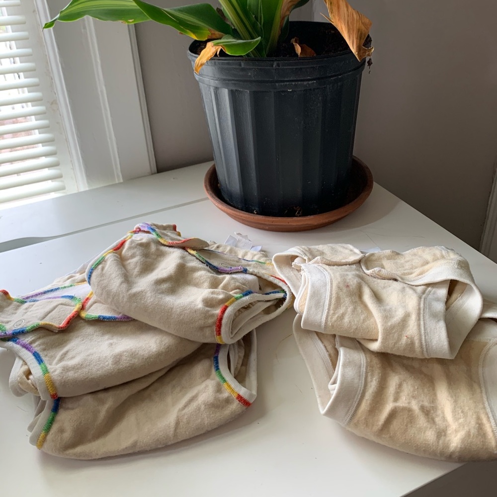 5 %100 Wool Diaper Covers!